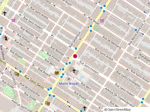 Location of Edith Lavoie Enr at 4451 Rue Saint-Hubert, Montréal