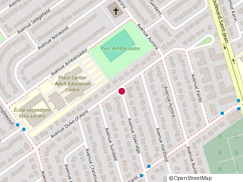 Location of Edl Solutions Inc at 123 Avenue Oakridge, Pointe-Claire