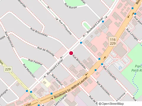 Location of Edouard Baron et Fils Inc. at 299 Rue Brousseau, Beloeil