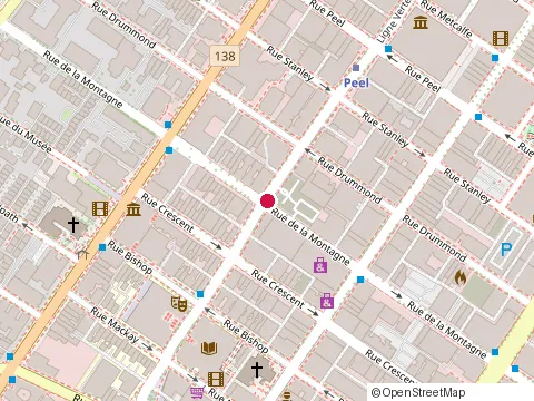 Location of Effloressence at 1212 boulevard de Maisonneuve E, Montréal