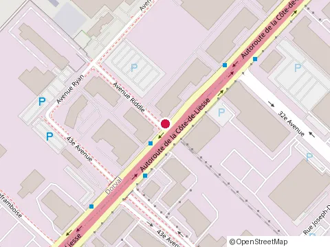 Location of Ekdesign at 10113 chemin de la Cote-de-Liesse, Dorval
