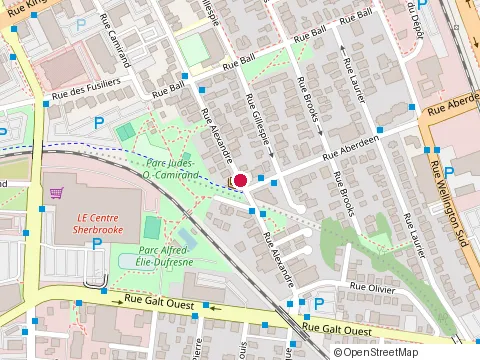 Location of El Chupa Resto at 243 Rue Alexandre, Sherbrooke