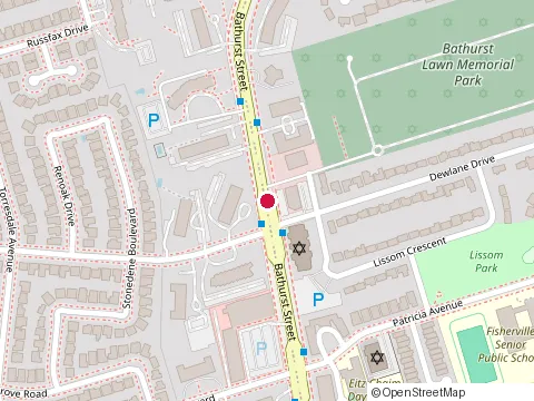 Location of Metro • Bathurst & Steeles at 6201 Bathurst St, North York