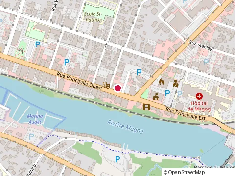 Location of Elab at 107 Rue Principale O, Magog