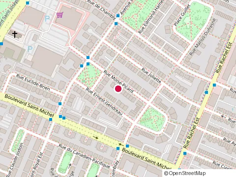 Location of Élagage Canopée Inc. at 4280 Rue Moïse Picard, Montréal