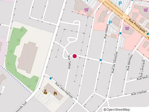 Location of Électricité Desrochers Inc at 664 Rue Richard, Granby