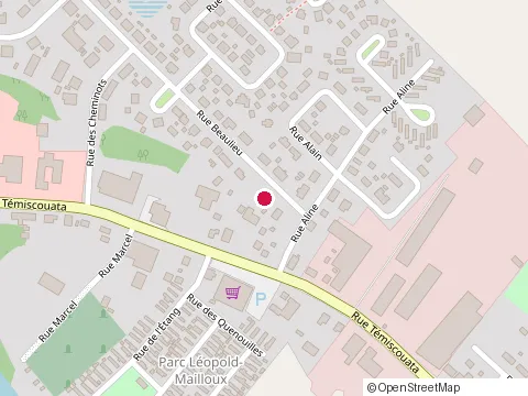 Location of Électricité Sr at 40 Rue Beaulieu, Rivière-du-Loup