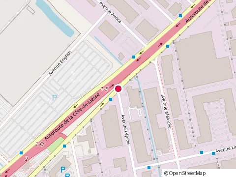Location of Electricsa at 580 avenue Lépine, Dorval