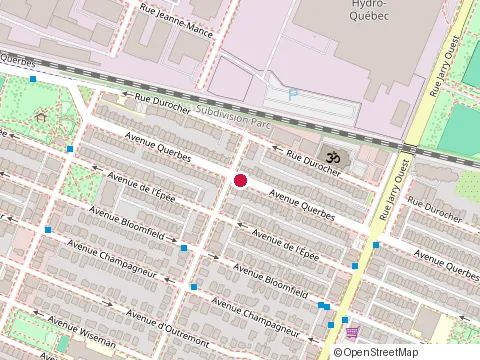 Location of Electrique Tommy Enr at 3-8165 avenue Querbes, Montréal