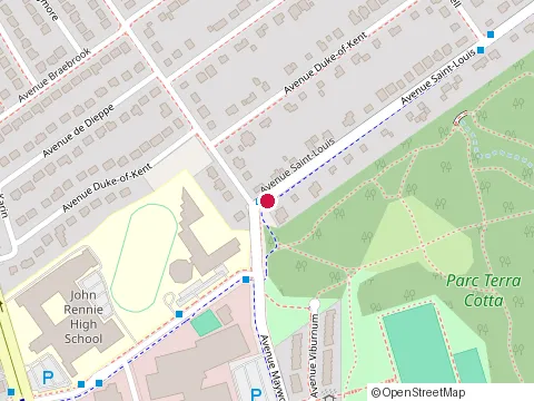 Location of Electroteck at 408 Saint-Louis Ave, Pointe-Claire