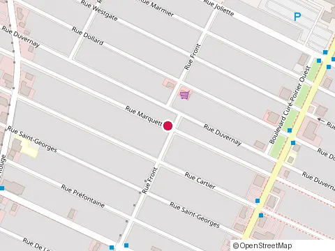 Location of Eleganza Pave at 1579 Rue Marquette, Longueuil