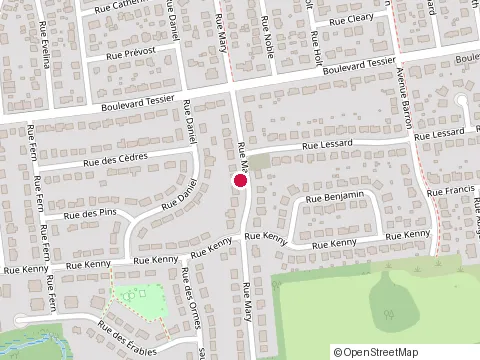 Location of Elévation & Transport de Bâtisse Godard Inc at 325 Rue Mary, Lachute