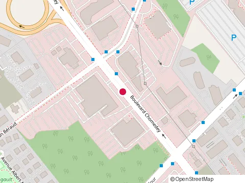 Location of Elevation Trampoline & Amusement Laval at Méga Centre Notre Dame 2360 A. Chomedey, Laval