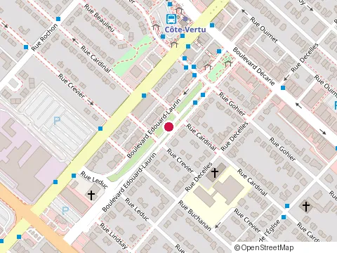 Location of Elevator at 1645 boulevard Édouard-Laurin, Saint-Laurent