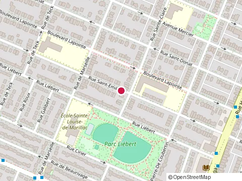 Location of Emb Reno Enr at 2969A Rue Saint-Émile, Montréal
