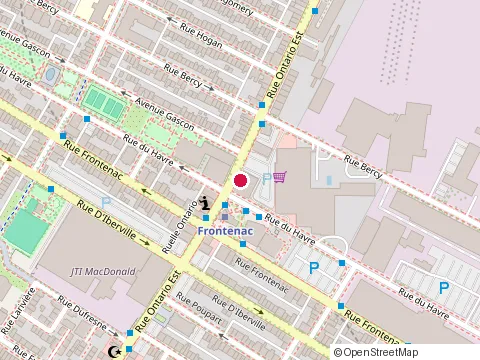 Location of Embondeiro Capoeira Montréal at 2633 Rue Ontario E, Montréal