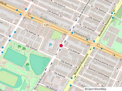 Location of Emica at 3955 rue de Bellechasse, Montréal