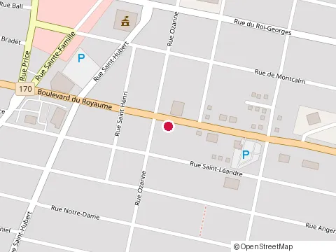 Location of Emjc Construction at 3665 Royaume Blvd, Jonquière