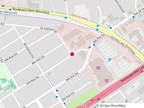 Location of Emond Michele Cpa at 519 47E Rue E, Québec