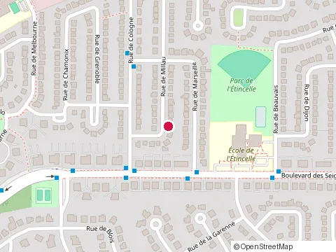 Location of Émondage l.R Rive-Nord at 1769 Rue de Millau, Terrebonne