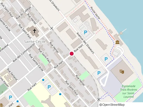Location of Emondage Plus at 495 Rue Hart, Trois-Rivières