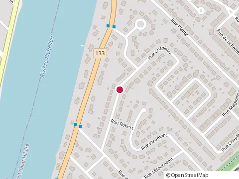 Location of Émondage Professionnel Tr at 553 Rue Chapleau, Mont-Saint-Hilaire