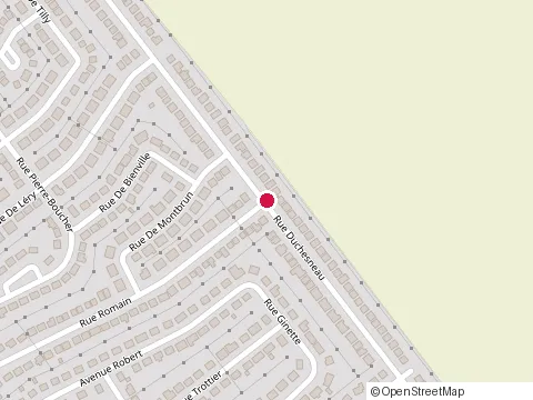Location of Emondages at 1350 Rue Duchesneau, Laval
