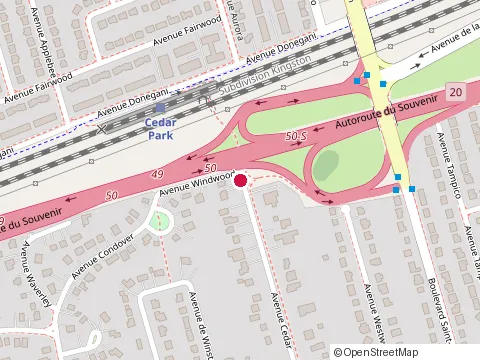 Location of Empire Construx at 98 Cedar Ave, Pointe-Claire