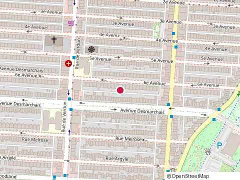 Location of Empire Platrage at 356 avenue 6E, Verdun