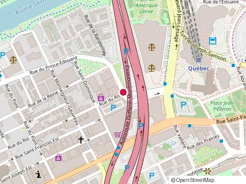 Location of Encadre Manufacturier at 870 Rue du Roi # 101, Québec