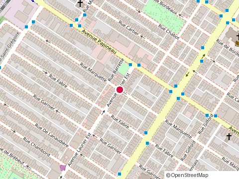 Location of Encadrements des Cedres at 1557 avenue Laurier E, Montréal