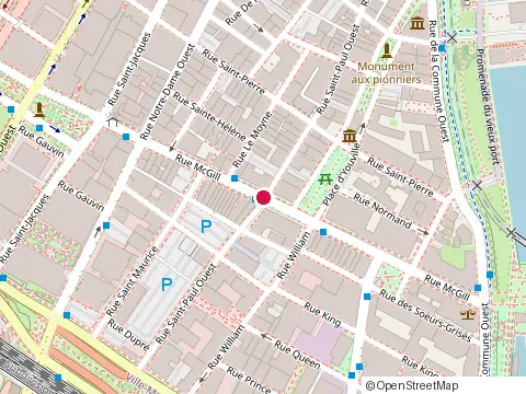 Location of Endermaesthetic Vieux at 401 Rue Mcgill, Montréal