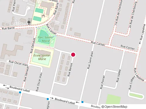 Location of Enduits Acrylux at 1143 Rue Benoit, Chambly