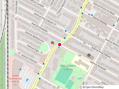 Location of Enfants du Monde Ecole at 5350 avenue Rosedale, Montréal