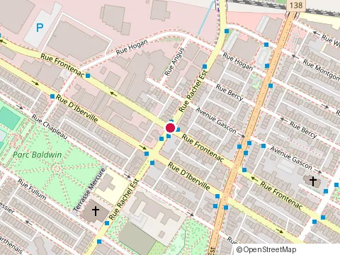 Location of Ensemble A Percussion Sixtrum at 2525 Rue Rachel E, Montréal