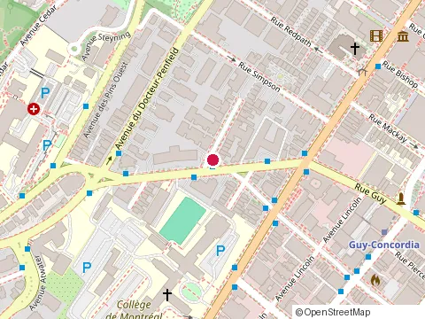 Location of Ensemble Terre-Ciel at 3488 chemin de la Cote-des-Neiges, Montréal