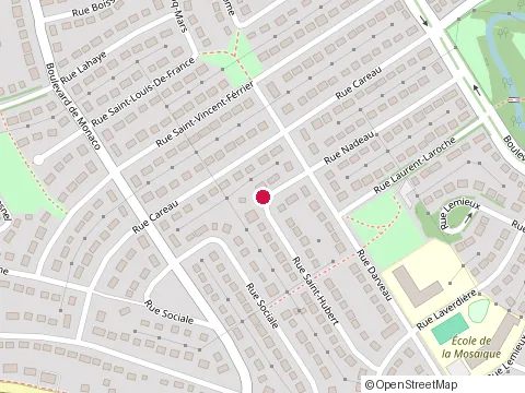 Location of Enterprise Co-Peint at 2942 Rue St-Hubert, Québec