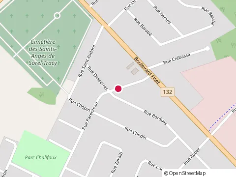 Location of Enterprises Carvena Inc at 264 Rue Parenteau, Sorel-Tracy