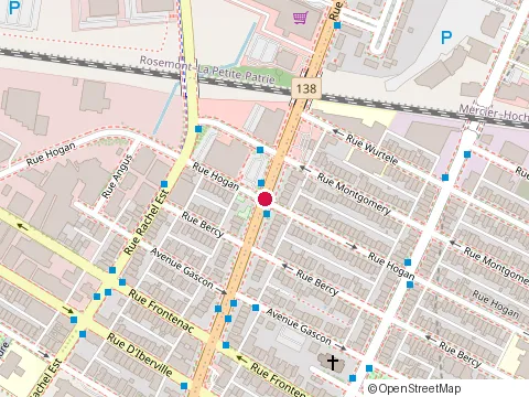 Location of Enterprises de Gestion Pa at 2716 Rue Sherbrooke E, Montréal