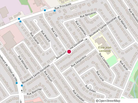 Location of Enterprises J Gallaccio Inc at 910 Lise Rue, Laval