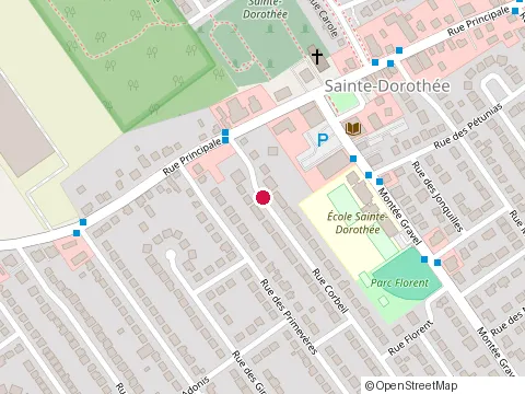 Location of Enterprises J Pierre Lacasse at 905 Rue Corbeil, Laval