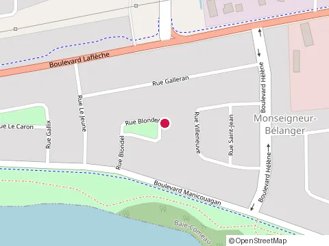 Location of Enterprises Jp Deschenes Inc at 1089 Rue Blondel, Baie-Comeau