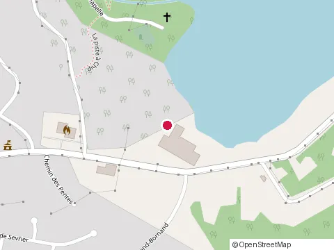 Location of Entourage Sur le Lac at 99 Chemin du Tour-du-Lac, Lac-Beauport