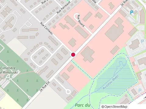 Location of Entre Deux at 150 2E Rue E, Rimouski