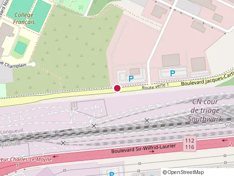 Location of Entrepôt du Silencieux G l at 1455 Boulevard Jacques-Cartier Ouest, Longueuil