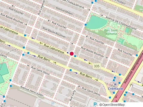 Location of Entrepot Matelas Premium at 9021 Rue Lajeunesse, Montréal