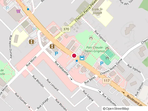 Location of Entrepôts 64 Storage at 169 boulevard de Sainte-Adele, Sainte-Adèle