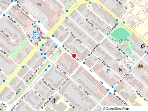 Location of Entrepreneur Général Montréal at 935 boulevard Décarie, Saint-Laurent