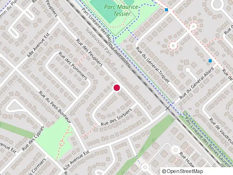Location of Entrepreneur-Peintre Y l at 5 avenue des Sorbiers, Bois-des-Filion