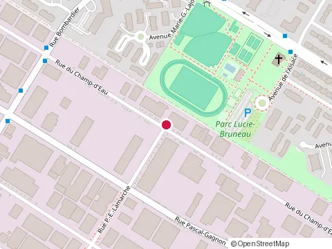 Location of Entrepreneurs Omf Ltee at 8680 Rue Champ d'Eau, Saint-Léonard